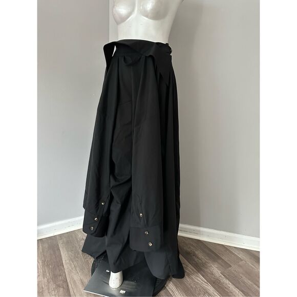 A.W.A.K.E Mode Asymmetrical Ruffle Maxi Skirt Size FR 34 / US 2 $1560 - Picture 12 of 14